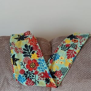 Nwot's Lularoe Floral OS Leggings